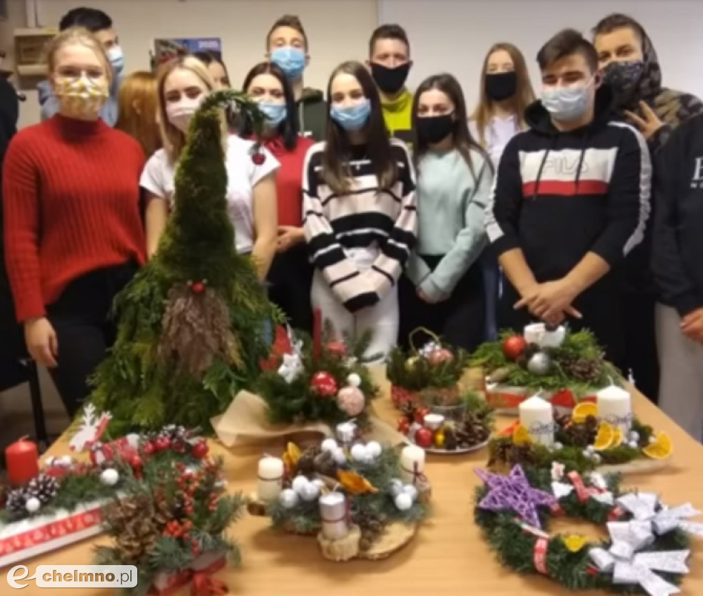 Uczniowie z Grubna na zajęciach praktycznych