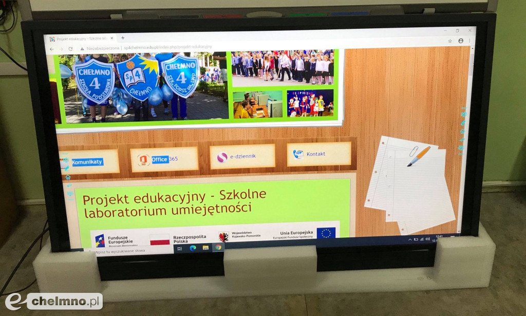Nowy sprzęt zakupiony ze środków funduszy europejskich