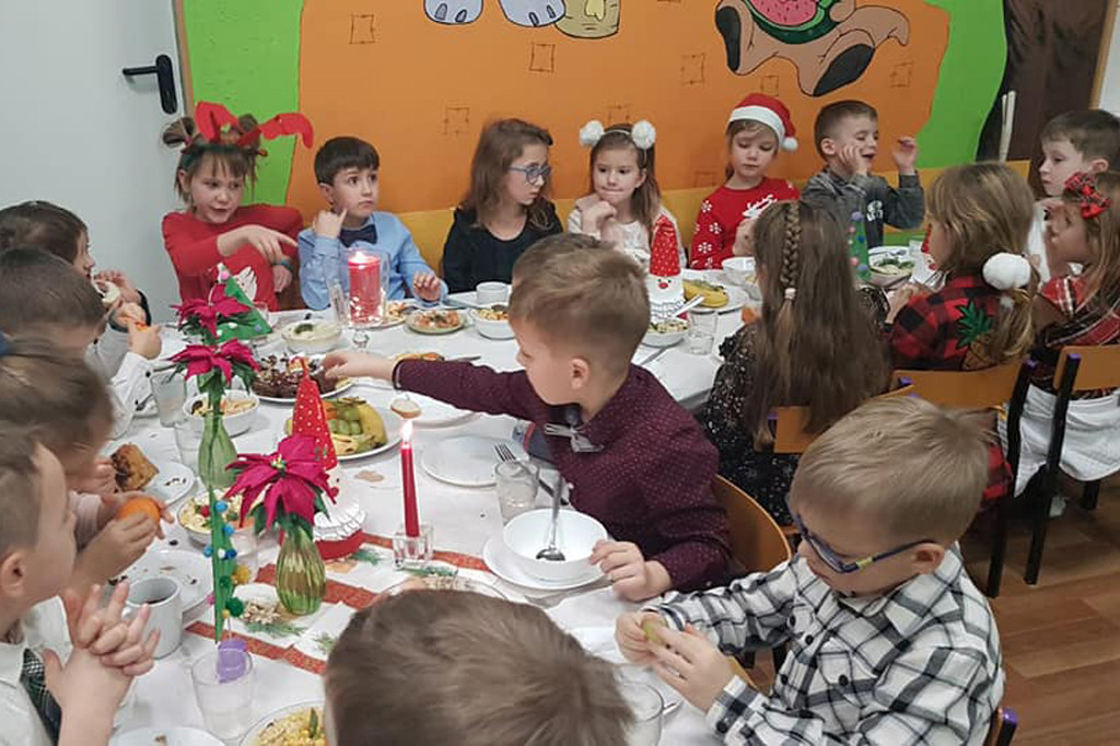Wigilia w Niepublicznym Przedszkolu Brzdąc