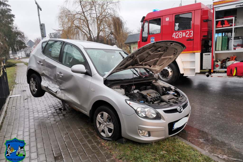 Kolizja w Trzebczu Szlacheckim