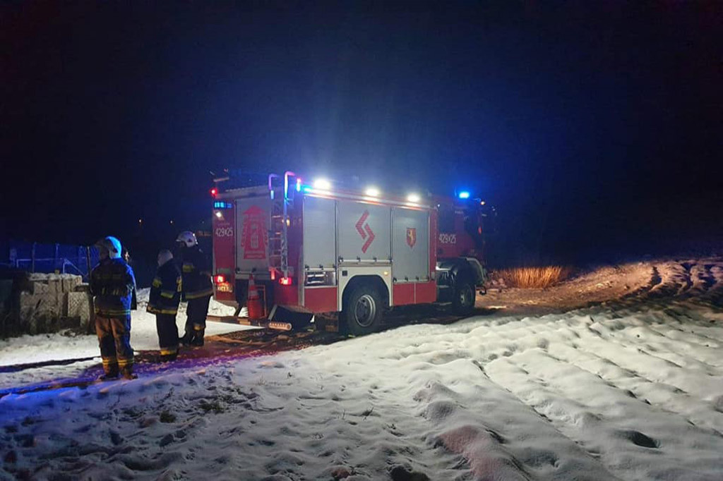 Strażacy ochotnicy pospieszyli na pomoc sąsiadom
