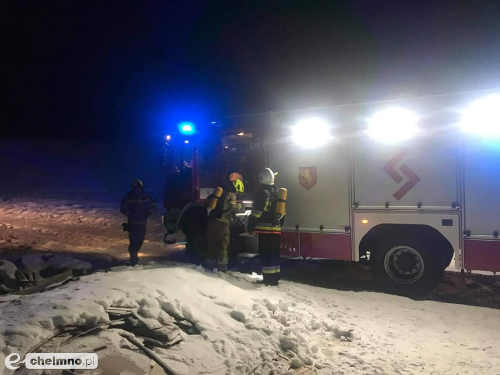 Strażacy ochotnicy pospieszyli na pomoc sąsiadom