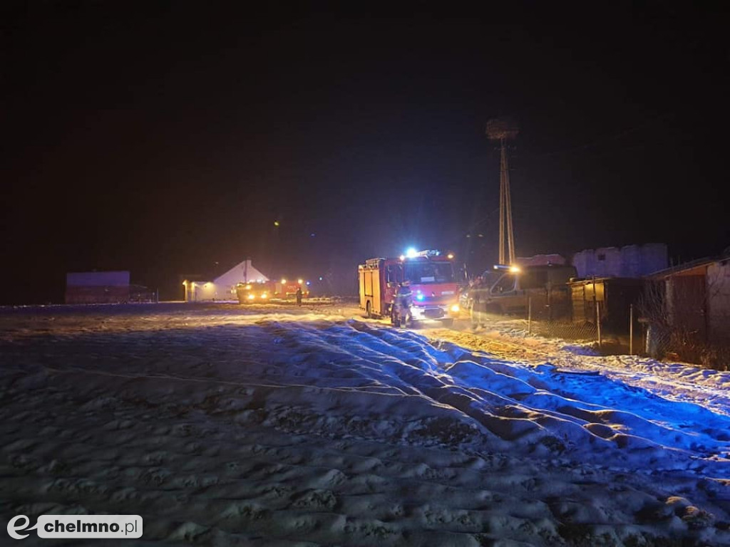 Strażacy ochotnicy pospieszyli na pomoc sąsiadom