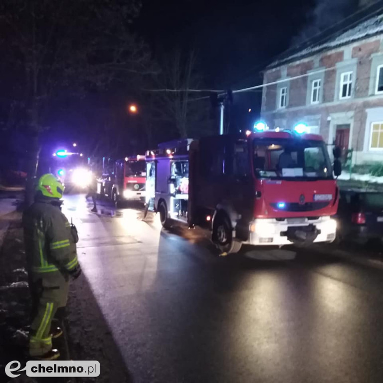 14 osób ewakuowanych z powodu pożaru mieszkania