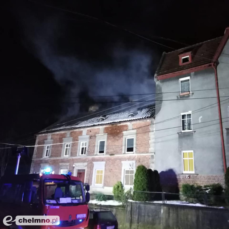 14 osób ewakuowanych z powodu pożaru mieszkania