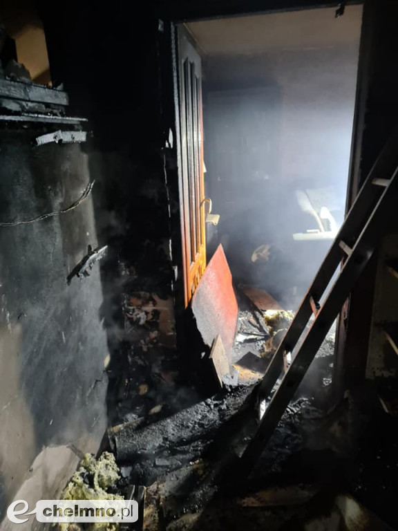 14 osób ewakuowanych z powodu pożaru mieszkania