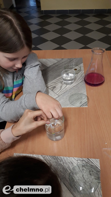 Uczniowie eksperymentowali na zajęciach z chemii