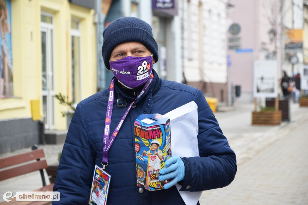 Burmistrz Chełmna wspomaga WOŚP