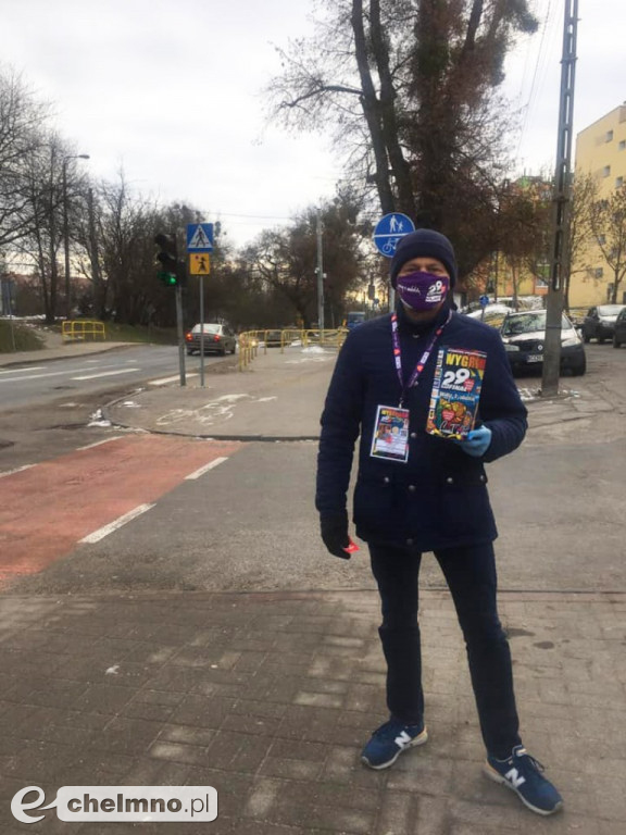 Burmistrz Chełmna wspomaga WOŚP