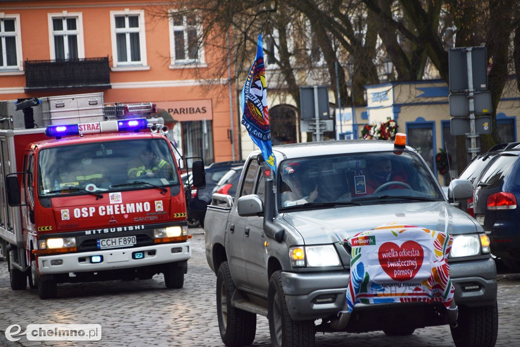 Paradą Aut rozpoczął się w Chełmnie Finał WOŚP
