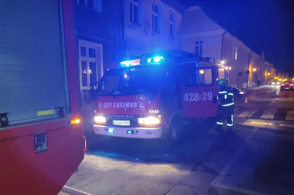 Wczorajszy pożar w budynku przy ul. 22 Stycznia