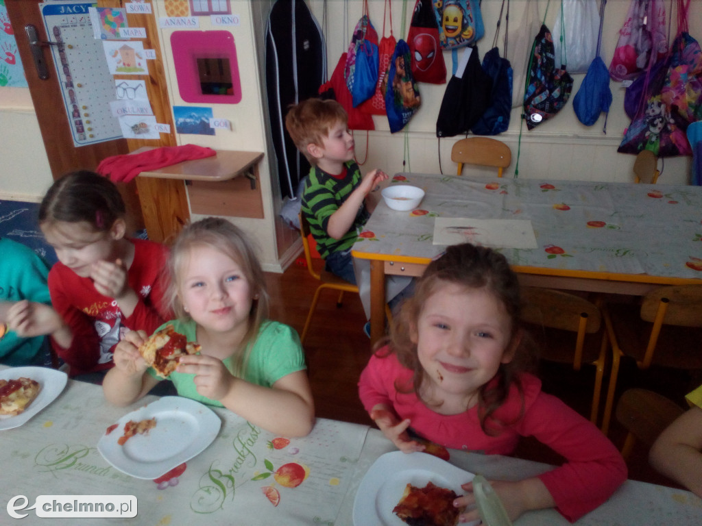 Tak obchodzono dzień pizzy w Przedszkolu Calineczka