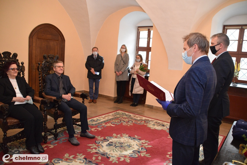 Medale Prezydenta dla trzech Par Małżeńskich