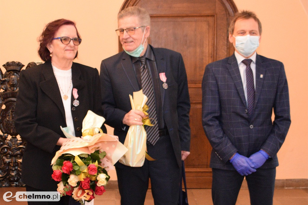 Medale Prezydenta dla trzech Par Małżeńskich