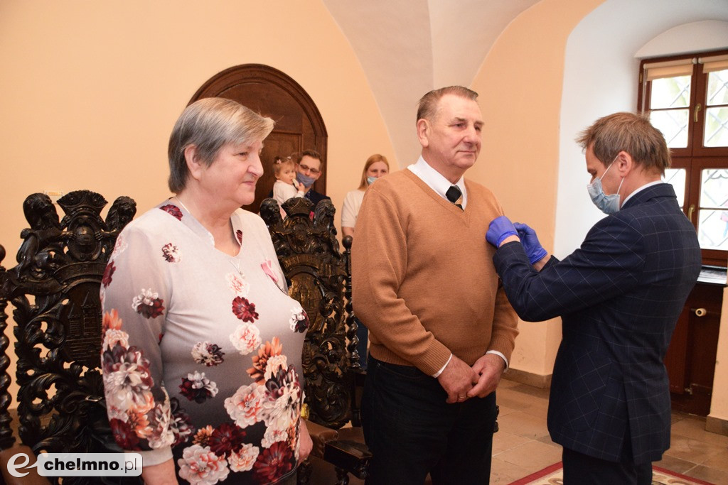 Medale Prezydenta dla trzech Par Małżeńskich