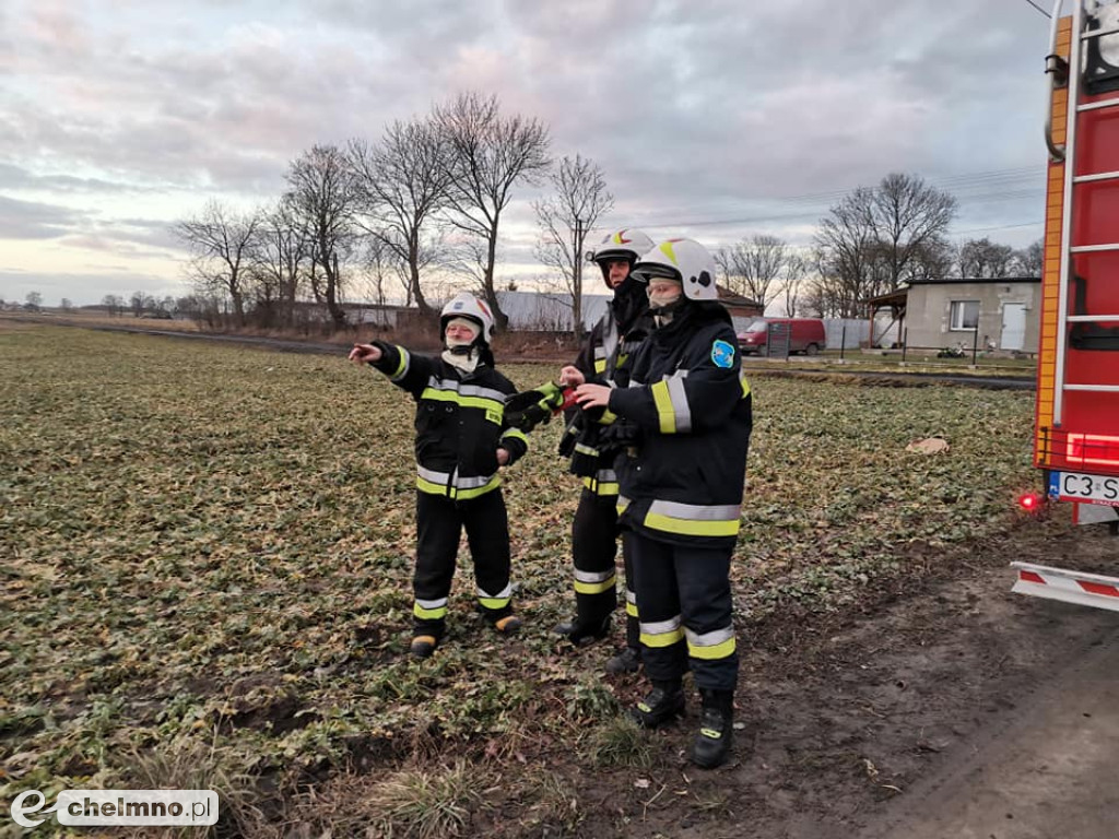 Słup energetyczny stwarzał zagrożenie na drodze