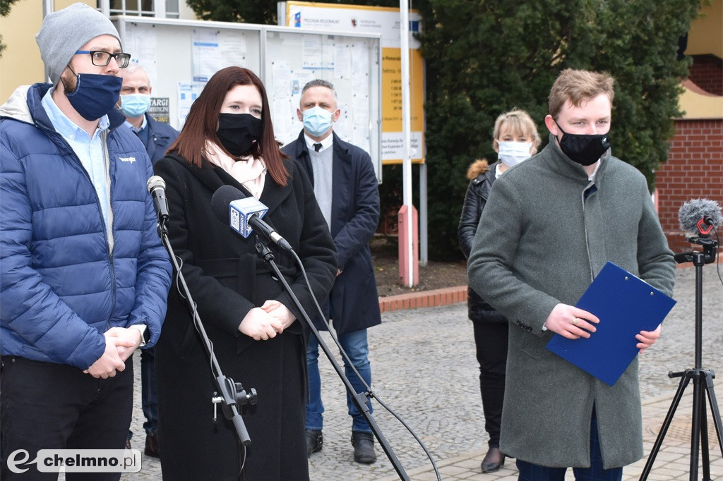 Konferencja prasowa w sprawie pomnika Wyklętych w Chełmnie