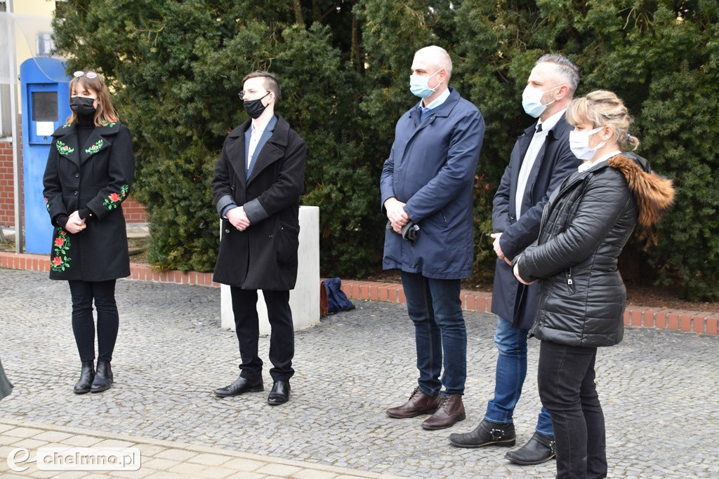 Konferencja prasowa w sprawie pomnika Wyklętych w Chełmnie