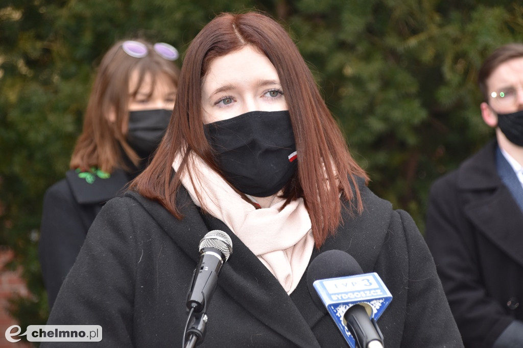 Konferencja prasowa w sprawie pomnika Wyklętych w Chełmnie