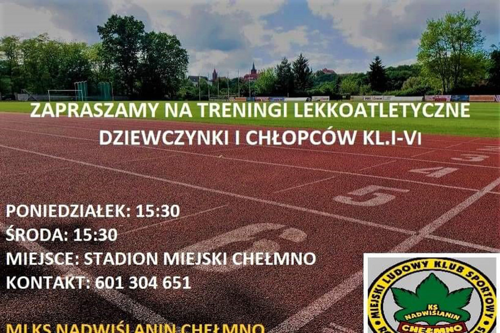Zapraszamy na treningi lekkoatletyczne