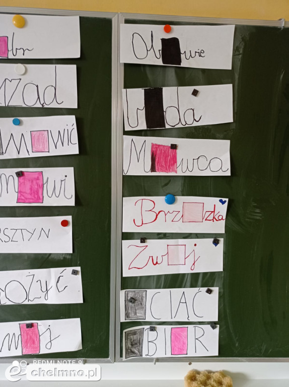  Zabawy z kolorową ortografią w Czwórce