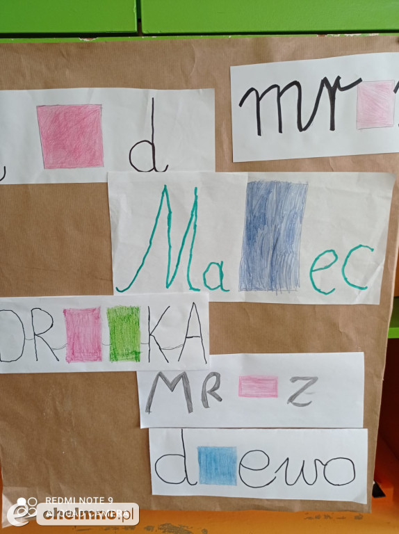  Zabawy z kolorową ortografią w Czwórce