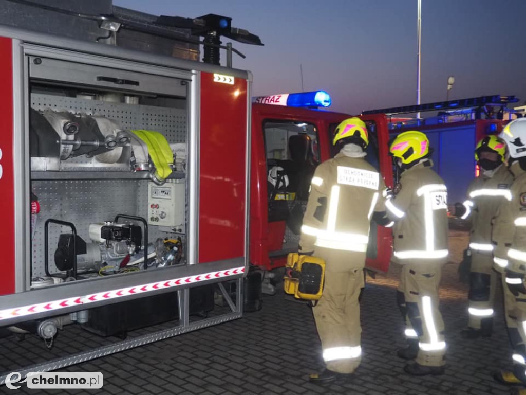 Pożar stolarni przy ul. Jastrzębskiego