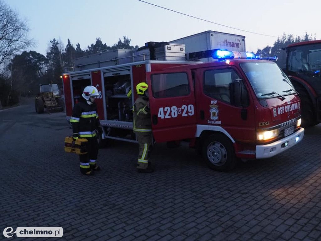 Pożar stolarni przy ul. Jastrzębskiego