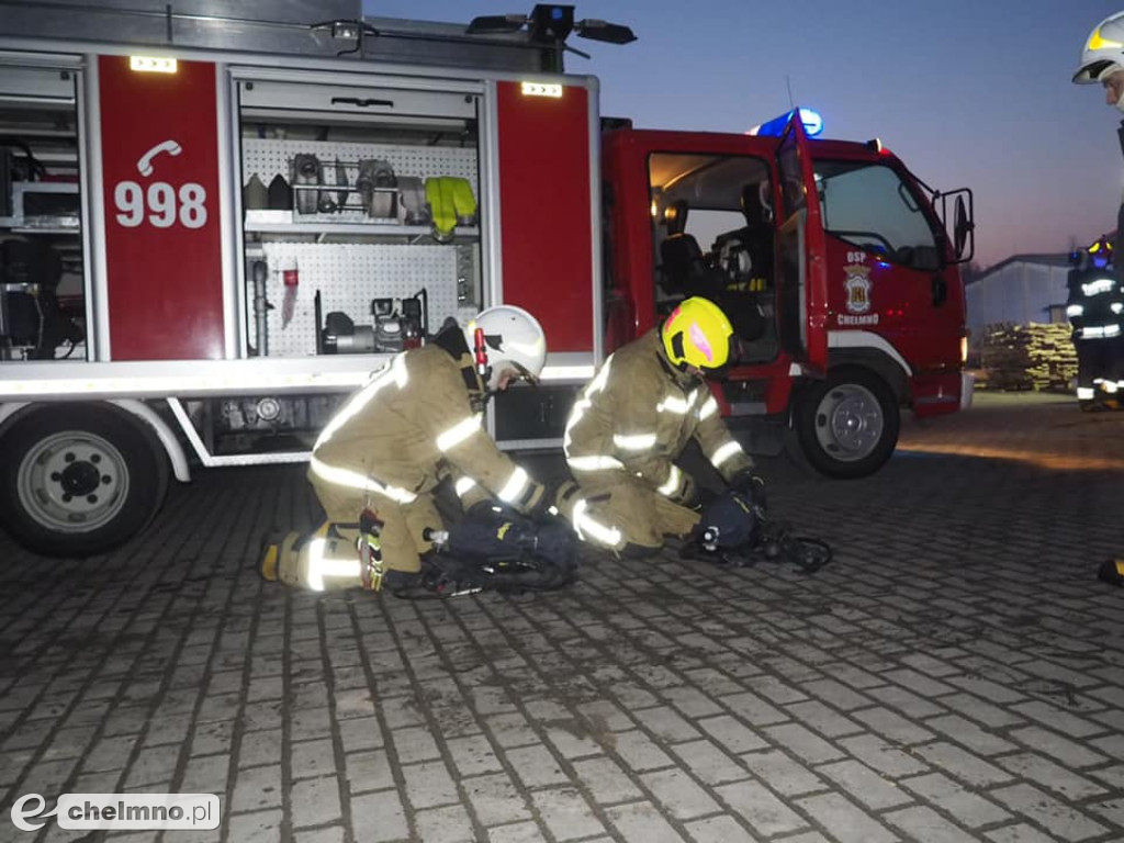 Pożar stolarni przy ul. Jastrzębskiego