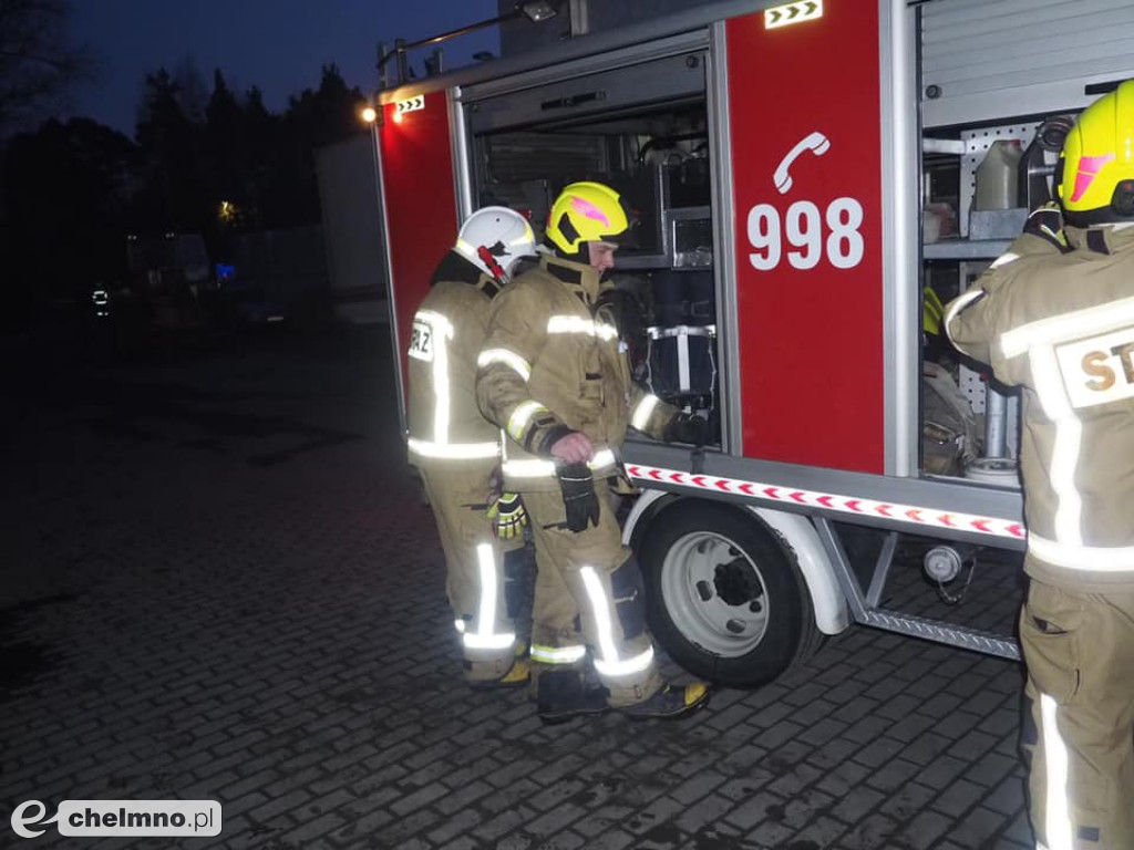 Pożar stolarni przy ul. Jastrzębskiego