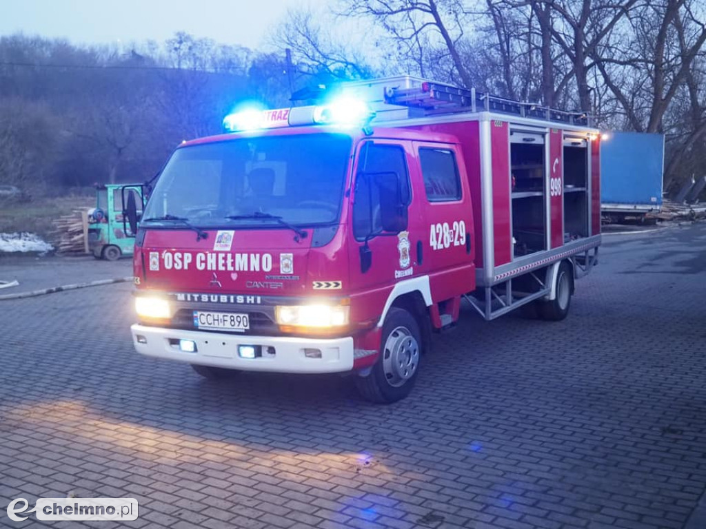 Pożar stolarni przy ul. Jastrzębskiego