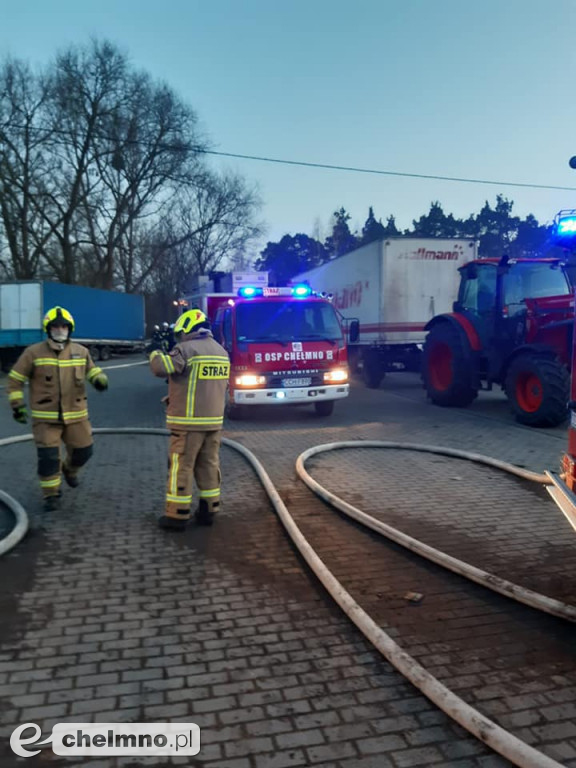 Pożar stolarni przy ul. Jastrzębskiego