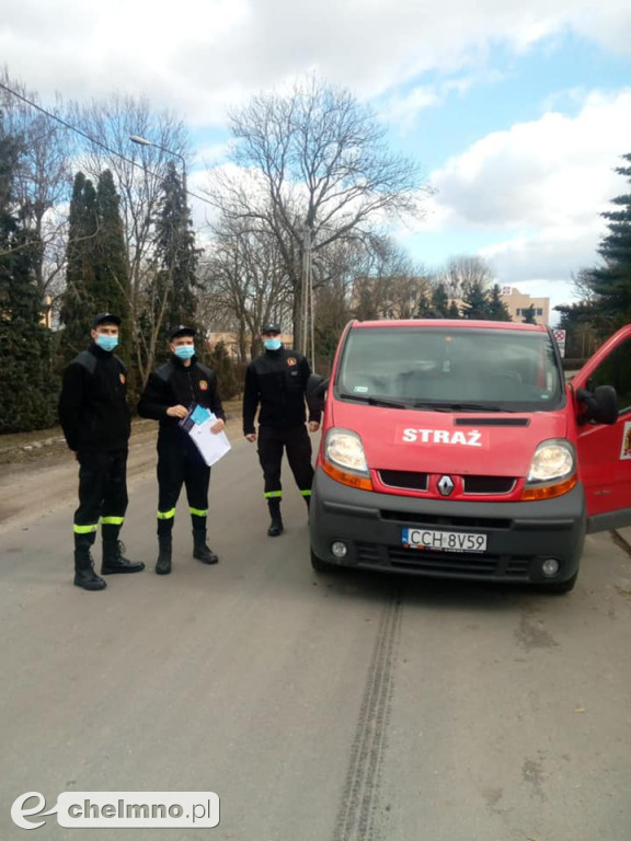 Trwa dystrybucja ulotek. Strażacy zachęcają do szczepień