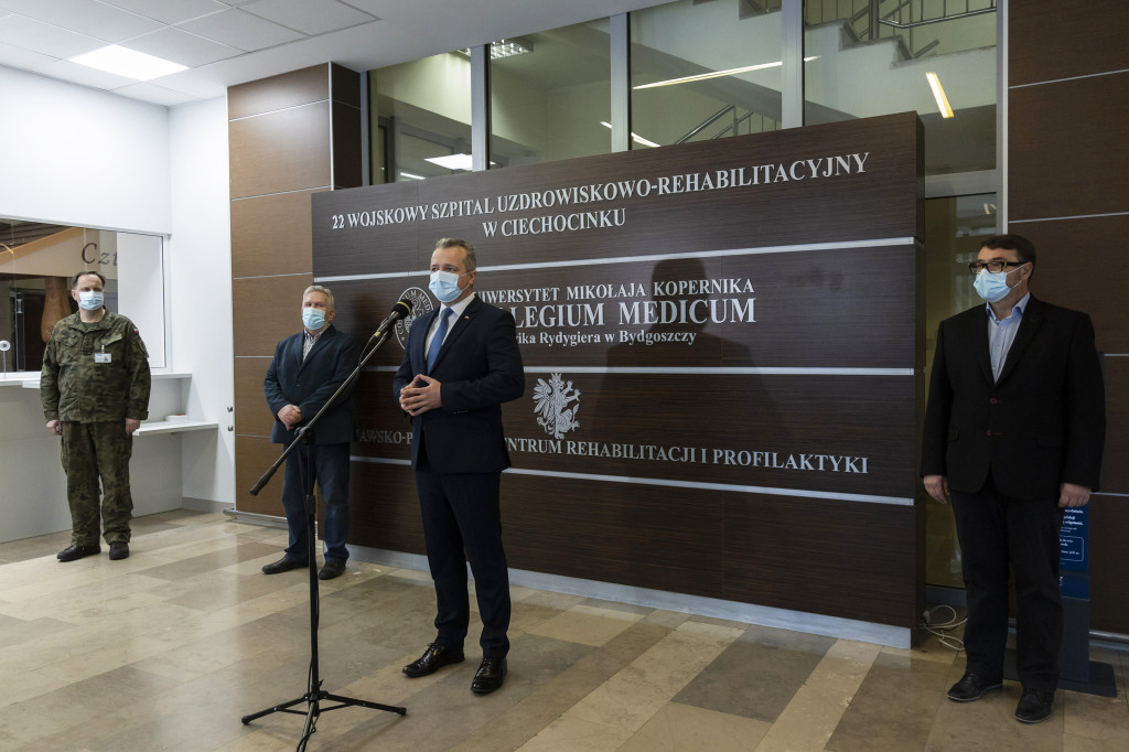 Ruszył szpital tymczasowy w Ciechocinku