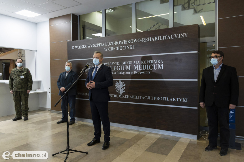 Ruszył szpital tymczasowy w Ciechocinku