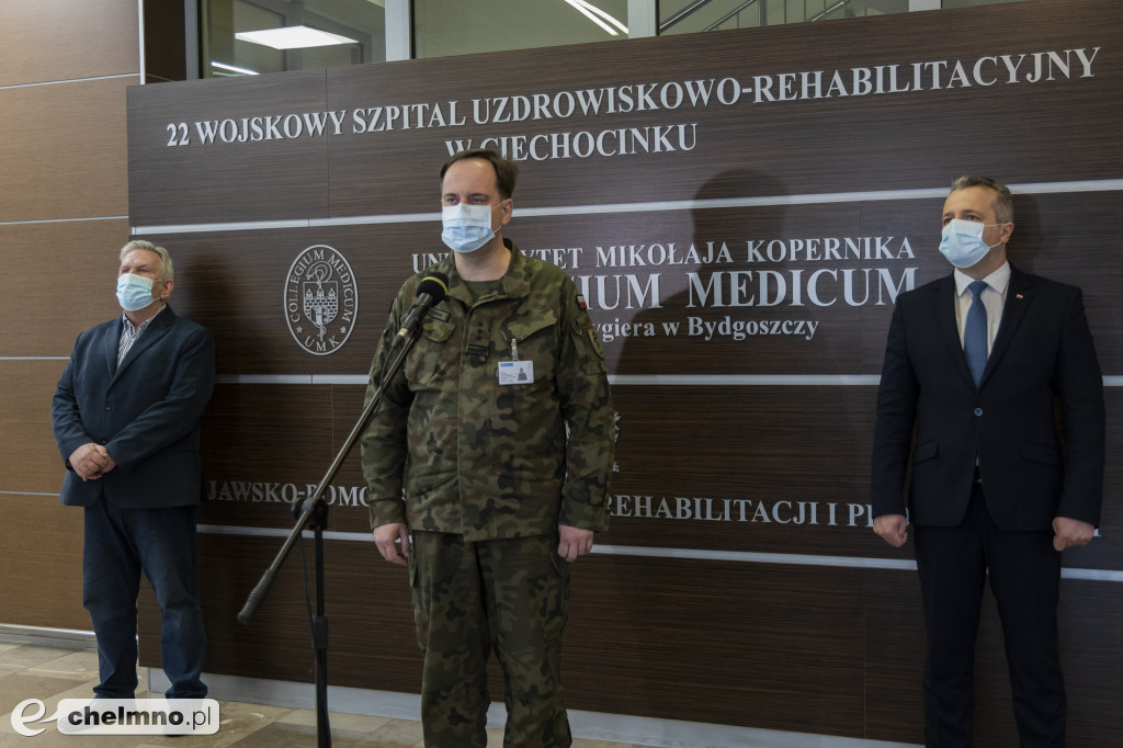 Ruszył szpital tymczasowy w Ciechocinku