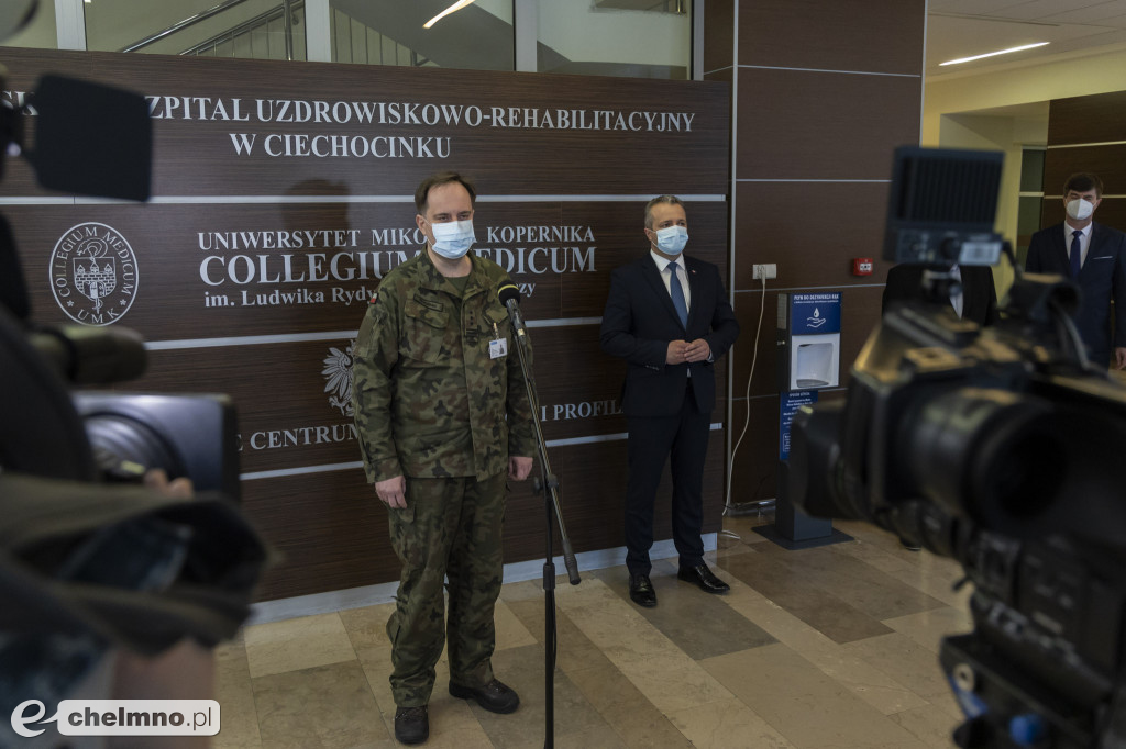Ruszył szpital tymczasowy w Ciechocinku
