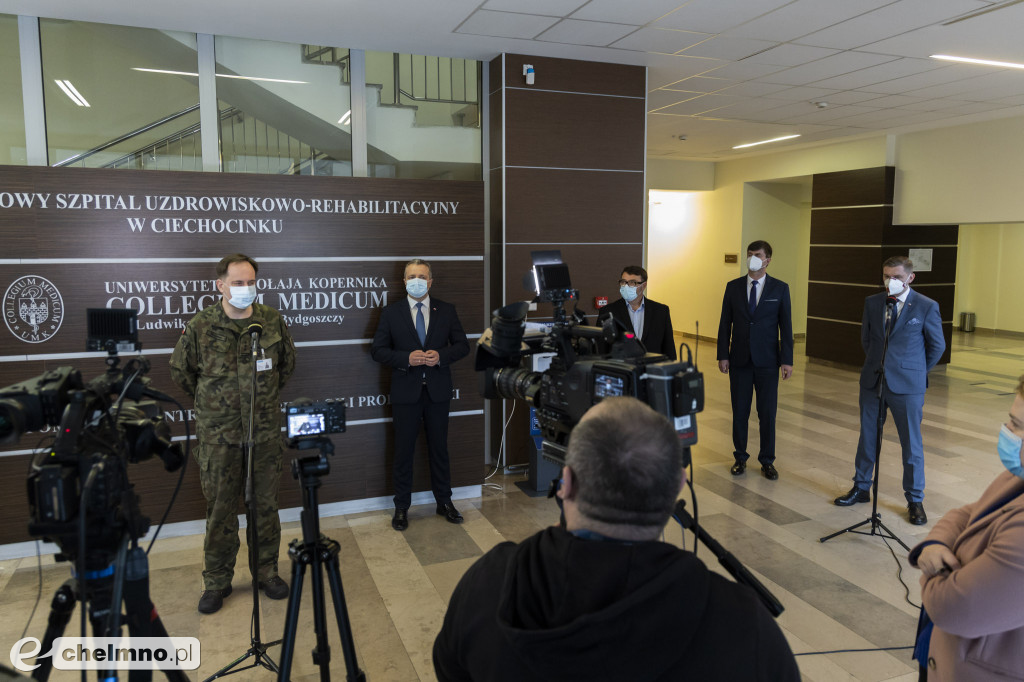 Ruszył szpital tymczasowy w Ciechocinku