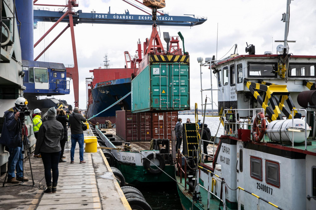 150 ton ładunku popłynie z Chełmna do Gdańska