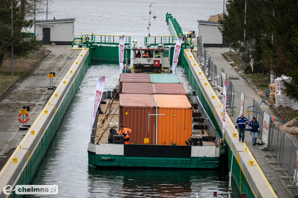 150 ton ładunku popłynie z Chełmna do Gdańska