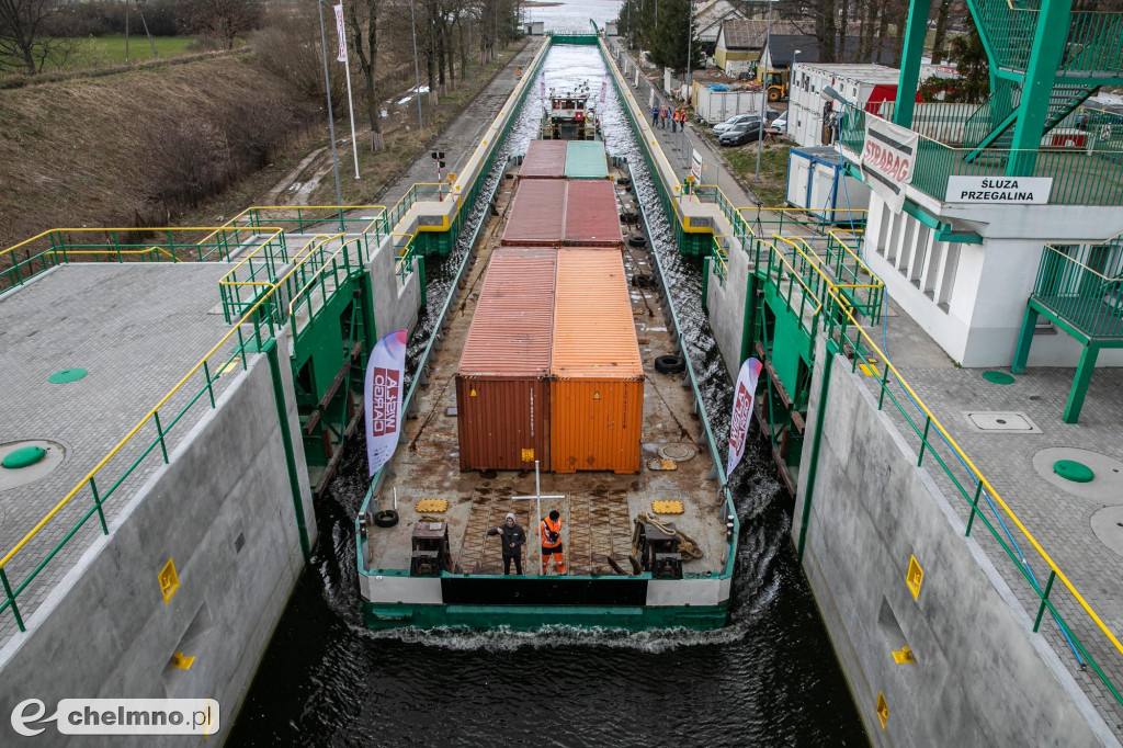 150 ton ładunku popłynie z Chełmna do Gdańska