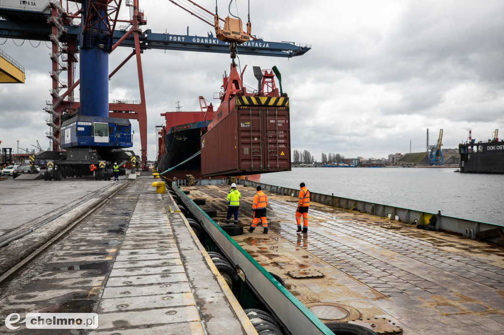 150 ton ładunku popłynie z Chełmna do Gdańska