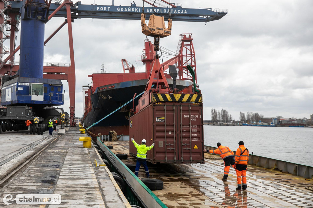 150 ton ładunku popłynie z Chełmna do Gdańska
