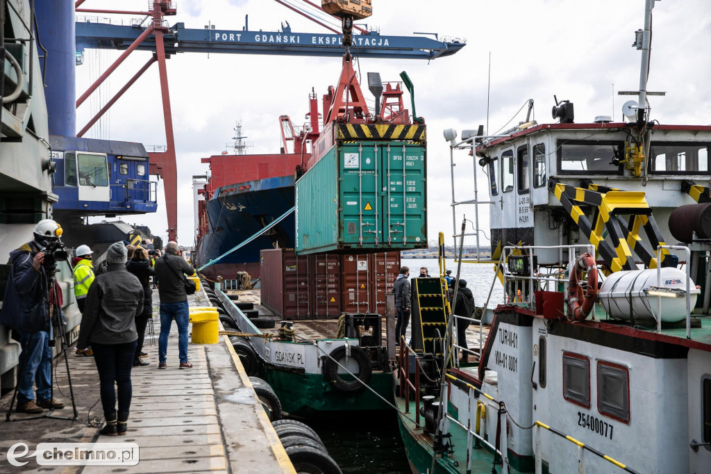 150 ton ładunku popłynie z Chełmna do Gdańska