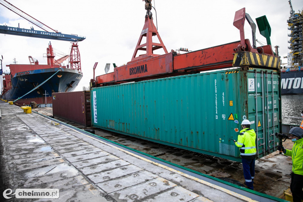 150 ton ładunku popłynie z Chełmna do Gdańska