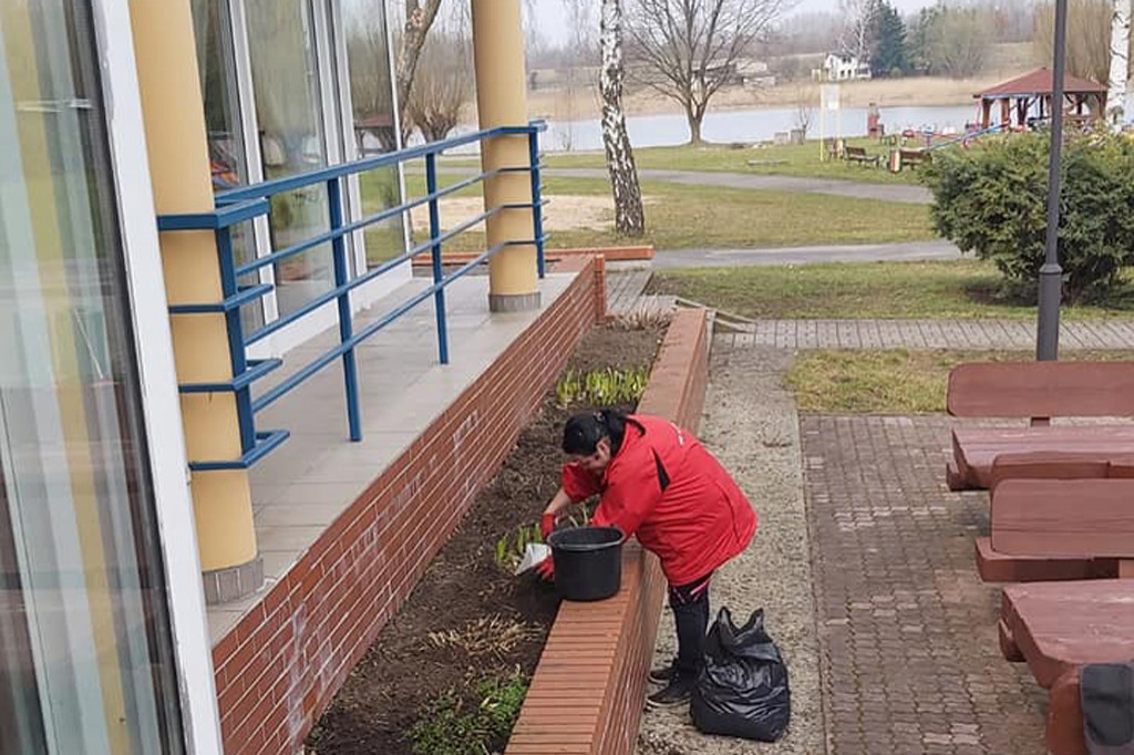 Praca wre w okolicach Europejskiego Centrum Wymiany Młodzieży
