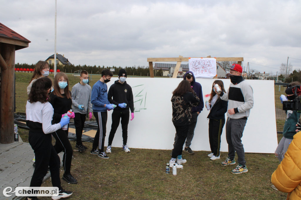 Warsztaty graffiti z Człowiek Artysta już za nami