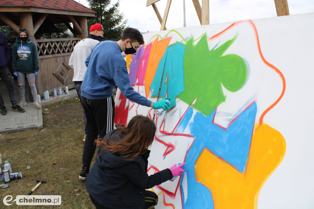Warsztaty graffiti z Człowiek Artysta już za nami