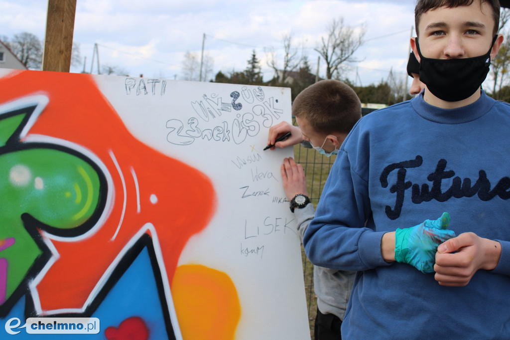 Warsztaty graffiti z Człowiek Artysta już za nami