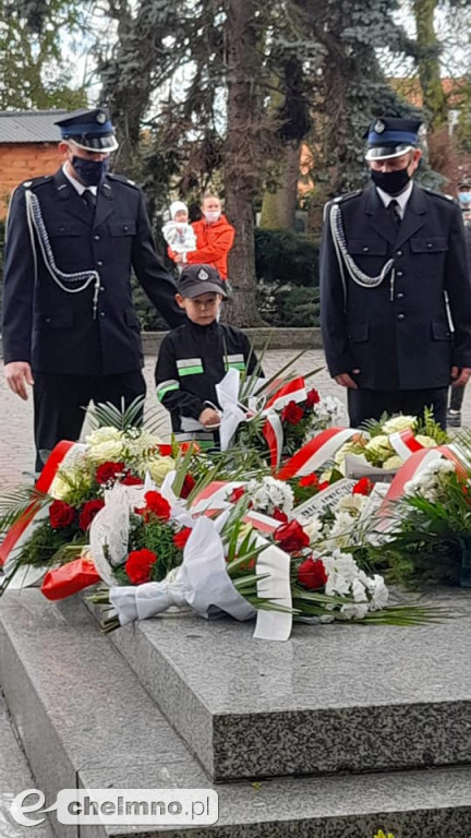Delegacja OSP Chełmno również uczciła Święto 3 Maja
